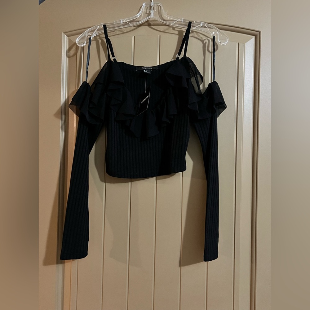 Off Shoulder Knit Top